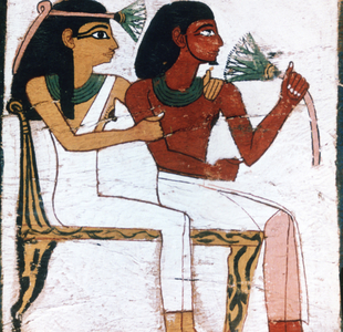Egyptian sarcophagus of the lady Madja