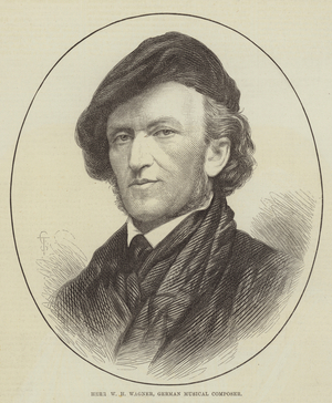Herr W H Wagner, German Musical Composer (engraving)