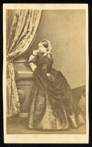 Queen Victoria (b/w photo)