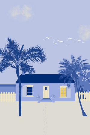 Beach House, 2022 (digital)