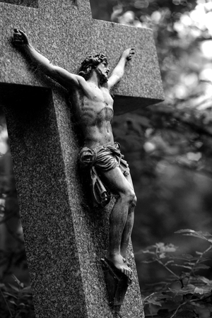 Jesus nailed to a