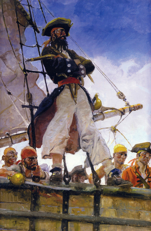 Blackbeard Book Plate, USA, 1940s