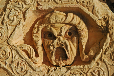Lebanon, Baalbek (1st century AD), crying figure decoration