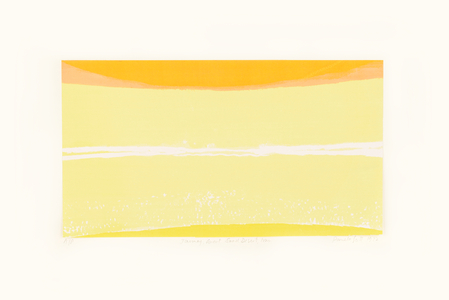 Great Sand Desert, Iran, Heat, 1972 (screen print)