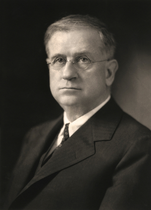 Harold J. Ickes (1874-1952), American Administrator and Politician, Portrait, 1930's (b/w photo)