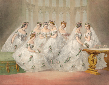 The Bridesmaids (chromolitho)