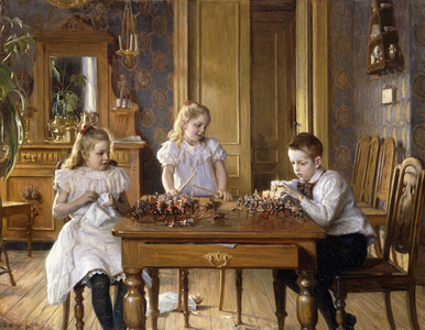 The Battle, 1900 (oil on canvas)