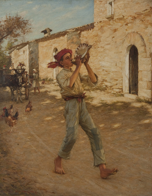 Crying Fish in Spain (oil on canvas)