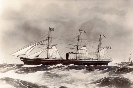 Transatlantic shipping company Norddeutsche Lloyd 19th c. (photo)