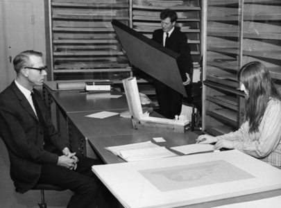 Oslo 19680409 the thefts from the Munch Museum: The prison order over former first conservator  …, 1968 (photo)