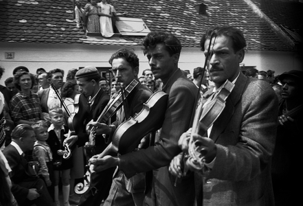 The annual folkdance festival at Strasnice, where ..., 1956 (photo)