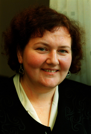 Inga Reinwalde Interview with Inga Reinwalde (teacher) Head of the Catholic ..., 2000 (photo)