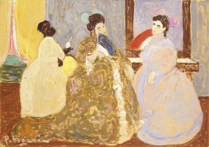 The Consultants; La Consulta,  (oil on board)