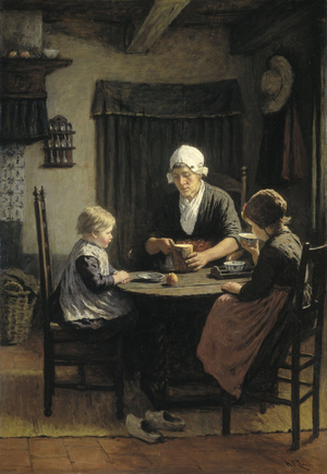 At Grandmother's, 1883 (oil on canvas)