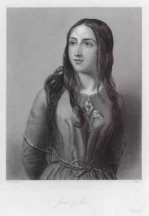Joan of Arc, a character in Henry VI (engraving)