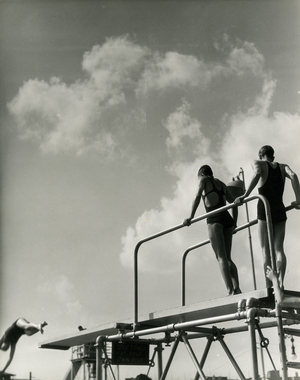 Diving Board, New York, USA, 1932 (gelatin silver photo)