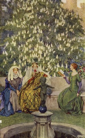 Guinevere (colour litho)