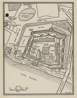 London: The Tower of London (litho)