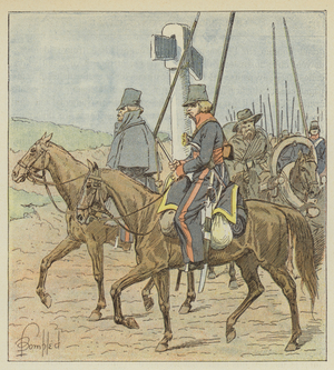 Les cosaques reguliers du Don (colour litho)