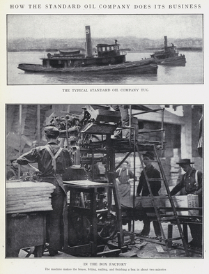 How the Standard Oil Company does its business (b/w photo)
