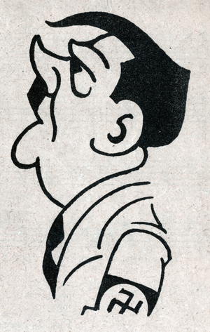 Adolf Hitler. (cartoon, 1944)
