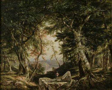 Glimpses from the Forest, 1856 (oil on canvas)