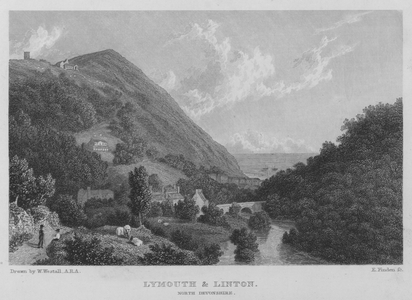 Lymouth and Linton, North Devonshire (engraving)