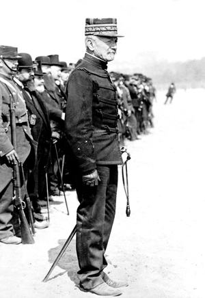 French general Joseph Michel Maunoury (1847-1923) commandant of the French Sixth Army during the Great War