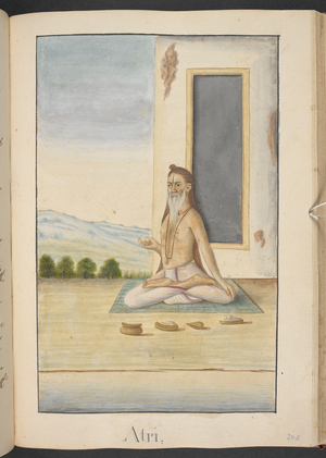 The sage, Atri, 1803-1804 (watercolour)