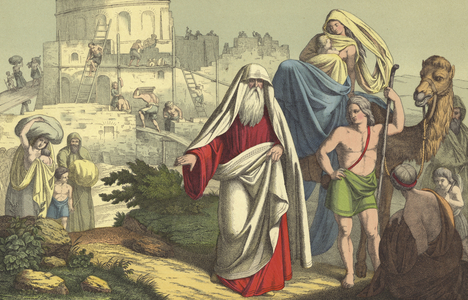 The Building of Babel (colour litho)