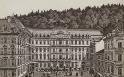 Grand Hotel Pupp (litho)