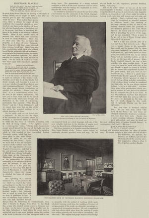 Professor Blackie (b/w photo)