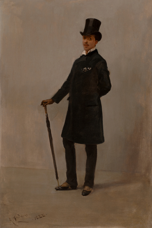 Harmony in Black (oil on canvas)