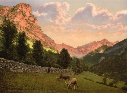 The suburbs, Eaux Bonnes, Pyrenees, France, c.1890-c.1900