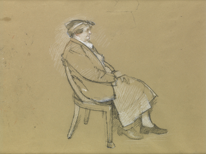 Mrs Mac (chalk & charcoal on paper)