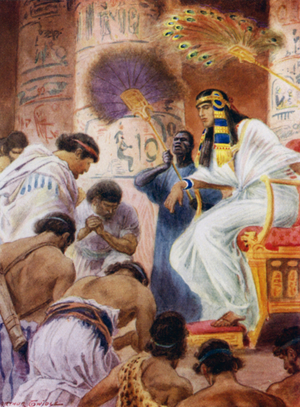 Joseph and his brethren (colour litho)