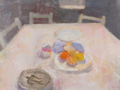 Evening at Polgrean, 2012 (oil on canvas)