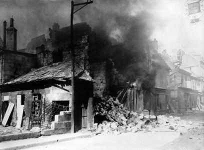 I. WK - Western Front - Destructions (photo)