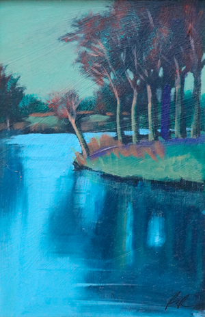Nocturn I, 2024 (acrylic on board)