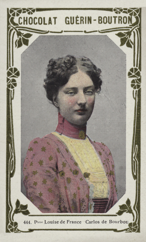 Princesse Louise de France, Carlos de Bourbon (coloured photo)