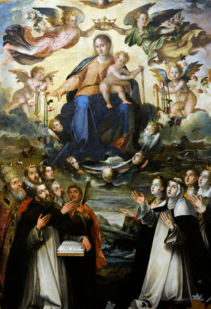 Virgin Mary of the Rosary, 1582-84, Italy