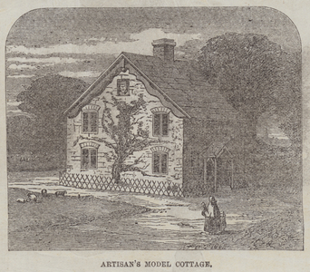 The Artisans' Suburban Cottage Movement (engraving)