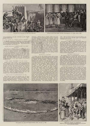 The British in Egypt (litho)