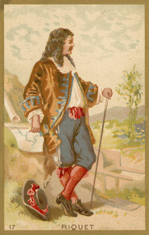 Pierre-Paul Riquet, French engineer and canal builder (chromolitho)