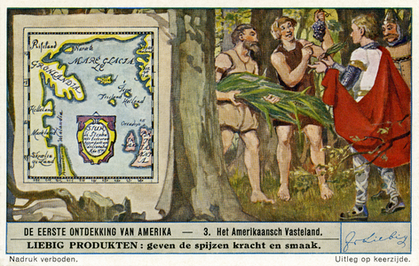 Norse colonisation of America, 1942 (illustration)