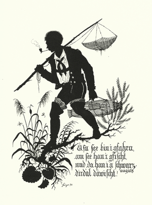 Silhouette by Hugo Strohl (litho)