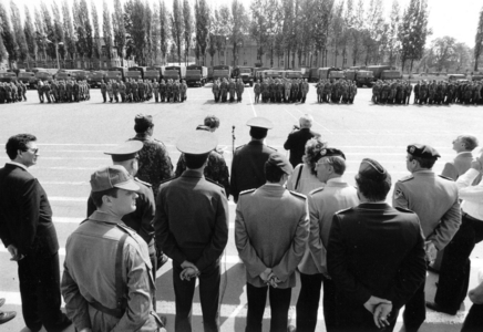 Russian withdrawal Russian withdrawal April May 1993 Chemnitz barracks …, 1993 (photo)