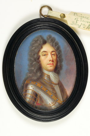Prince Eugene Of Savoy (w/c on ivory)