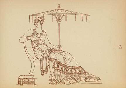 Ancient Greek Female Costume (litho)