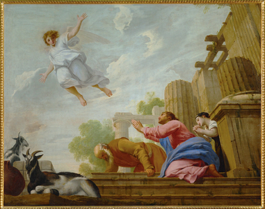 L' ange Raphael quitte Tobie et sa famille - The angel Raphael leaves Tobias and his family …